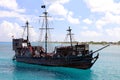 Pirate ship in Cozumel