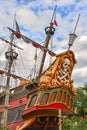 Pirate ship in Disneyland in Paris, France Royalty Free Stock Photo