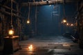 Pirate Ship interior premade background