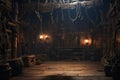 Pirate Ship interior premade background