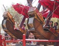 A Pirate Ship Ride at the Arizona Renaissance Festival Royalty Free Stock Photo