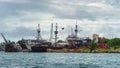 Pirate Ships Tourist Attraction in Harbor of Nassau