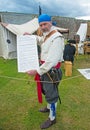 Pirate signing up at Fort George