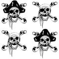 Pirate skull set