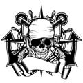 Pirate skull