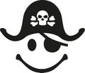 Pirate smiley face