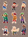 Pirate stickers