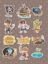 Pirate stickers