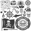 Pirate-style tattoos