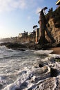 Pirate Tower this landmark of the California city of Laguna Beach Royalty Free Stock Photo