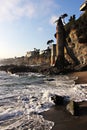 Pirate Tower this landmark of the California city of Laguna Beach Royalty Free Stock Photo