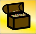 Pirate Treasure Chest Royalty Free Stock Photo
