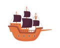 pirate wooden ship