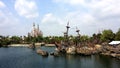 Pirates of the Caribbean in Shanghai Disney land Royalty Free Stock Photo