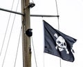 Pirates flag Royalty Free Stock Photo