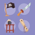 pirates four icons