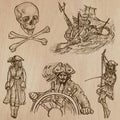 Pirates - an hand drawn vector pack no.10