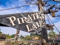 Pirates Lair in Adventureland at Disneyland Park Royalty Free Stock Photo