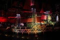 Pirates show at Treasure Island, Las Vegas. Royalty Free Stock Photo