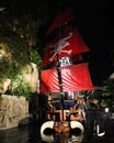 Pirates show at Treasure Island, Las Vegas. Royalty Free Stock Photo