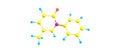 Pirfenidone molecular structure isolated on white