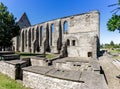 View of the ruins of the Saint Brigitta Convent in Pirita near Tallinn Royalty Free Stock Photo