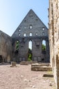 View of the ruins of the Saint Brigitta Convent in Pirita near Tallinn Royalty Free Stock Photo