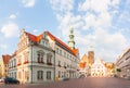 Pirna, Germany susnet Royalty Free Stock Photo