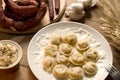 Pirogi on the table Royalty Free Stock Photo