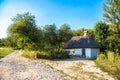 Pirogovo museum in a summer day, Kiev, Ukraine