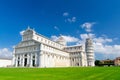 Pisa Cathedral Duomo Cattedrale and Leaning Tower Torre on Piazza del Miracoli square Royalty Free Stock Photo