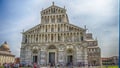 Pisa Cathedral facade at the Piazza dei Miracoli, aka Square of Miracles