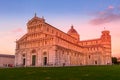 Pisa Cathedral and the Leaning Tower, Italy Royalty Free Stock Photo