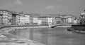 Pisa city downtown skyline cityscape in Italy