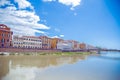 Pisa embankment along the Arno river