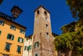 Pisa historical center with medieval tower Royalty Free Stock Photo