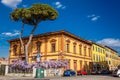 Beautiful architecture and street of Pisa at the begining of spring Royalty Free Stock Photo