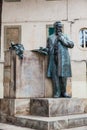 Monument to the mathematician and politician Ulisse Dini in Pisa Royalty Free Stock Photo