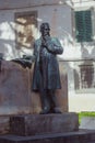 Statue of Ulisse Dini, mathematician and Italian politician of the late 19th and early 20th century. At Piazza dei Cavalieri, next