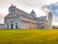 Pisa, Italy - cathedral sightseeing, travel destination, sunrise light, famous artistic building