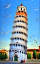 Pisa, Italy - Generative AI Royalty Free Stock Photo