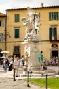 Street scene in Pisa next to Piazza del Duomo