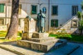 PISA, ITALY, MARCH 14, 2016: Monument to Ulisse Dini, Italian mathematician and politician in Pisa, Italy...IMAGE Royalty Free Stock Photo