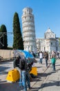 Street Hawkers in Pisa, Tuscany, Italy