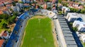 Pisa Stadium Arena Anconetani from the air, Tuscany - Italy