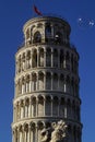 Pisa tower and bubble Royalty Free Stock Photo