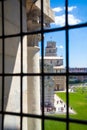 Pisa tower view from Battistero Royalty Free Stock Photo