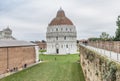 Pisa, Tuscany. Aerial view of Square of Miracles