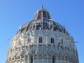 Pisa Tuscany Italy.Pisa Baptistery of St.John Pisa Baptistry, upper part of the building