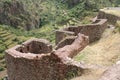 Pisac Ruins in Peru Royalty Free Stock Photo